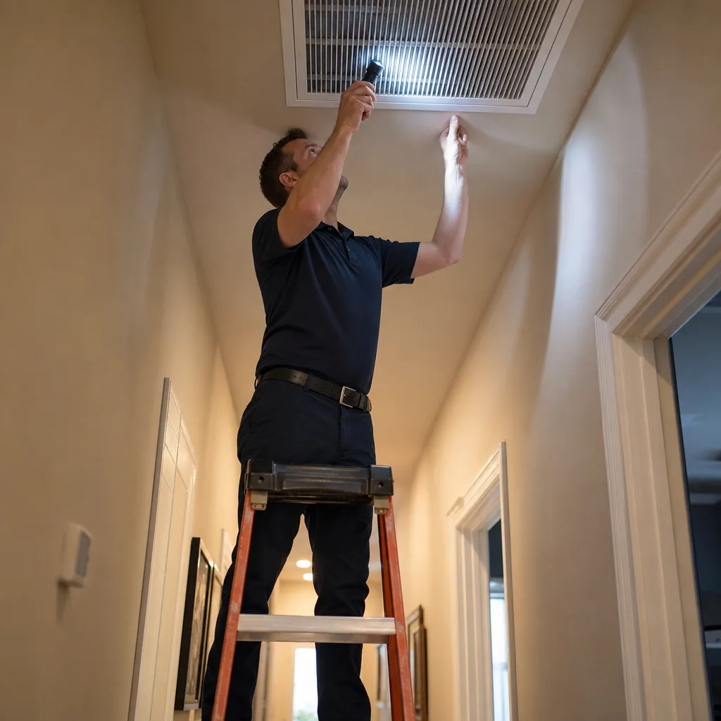 Illustration for air duct cleaning in El Dorado Hills